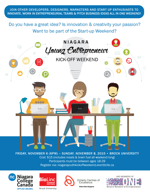 Niagara Young Entrepreneur Kick-Off Weekend (Startup Weekend)